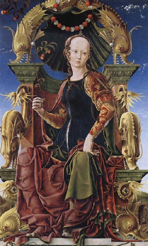 Cosimo Tura The Muse Erato France oil painting art